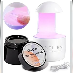 ⭐️Sealed - Gellen Gel Nail Glue with 8W Mini LED Light!